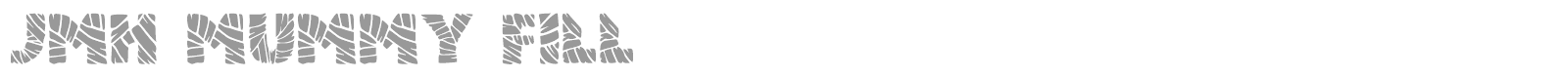 JMH Mummy font preview